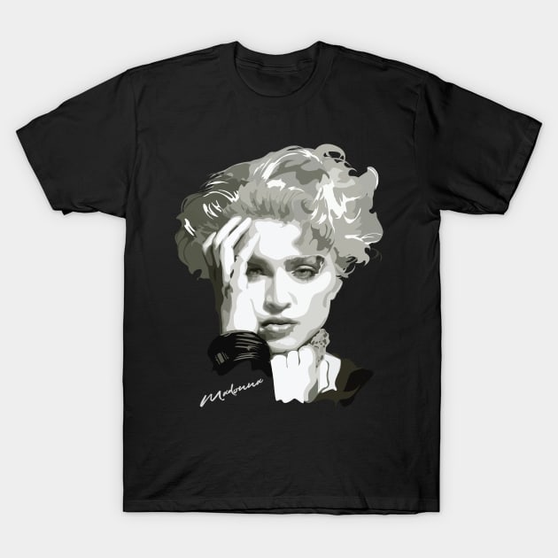 Madonna Art T-Shirt by Aldebaran